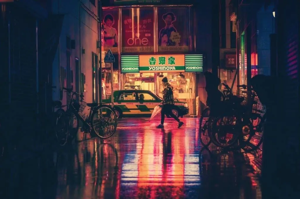 Alleyway in Osaka, Japan