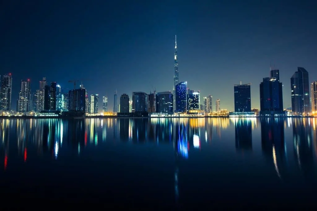 Dubai at night