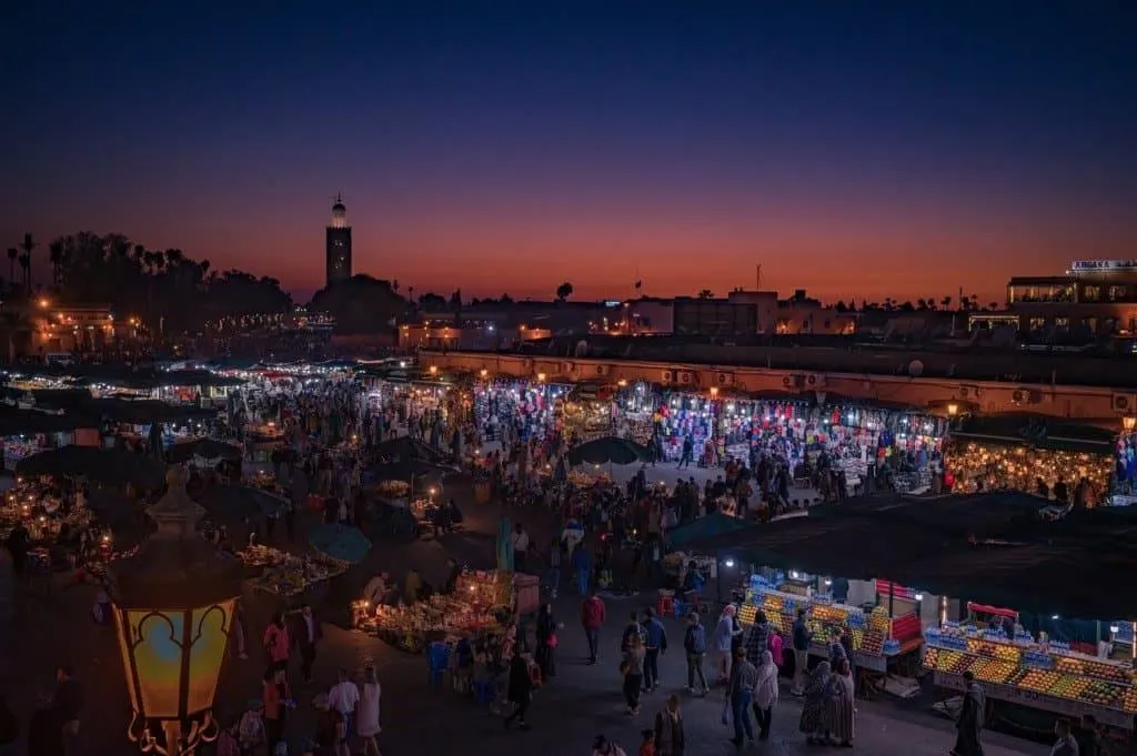 Marrakech at night