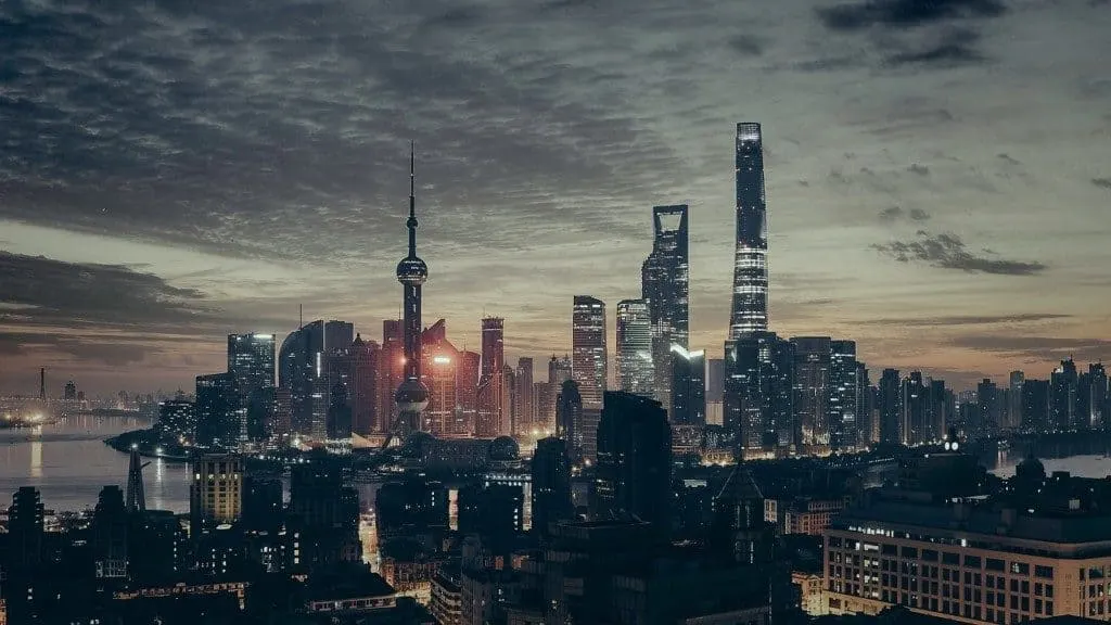 Skyline of Shanghai, China