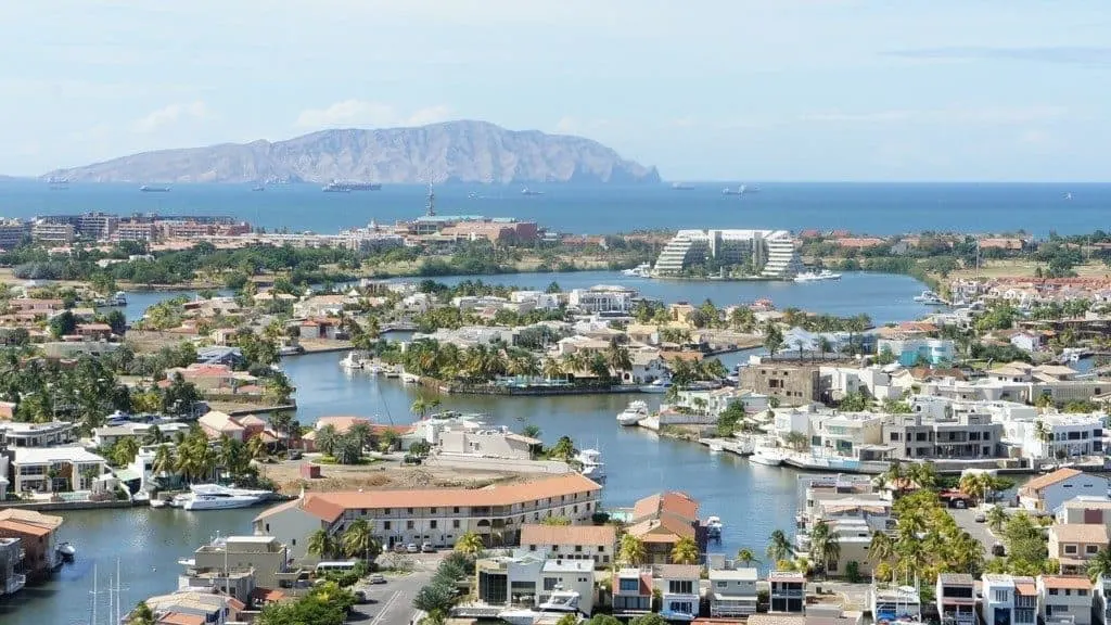 Morro de Puerto La Cruz in Venezuela