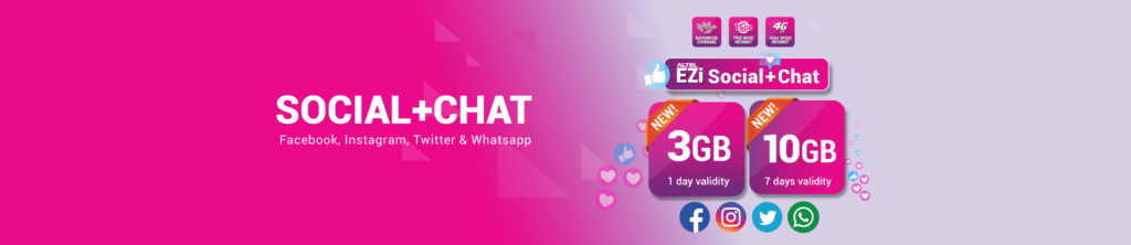 Altel Malaysia EZi Social + Chat Banner