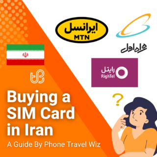 Buying a SIM Card in Iran Guide (logos of MTN, MCI - Hamr&acirc;h-e Avval & RighTel)