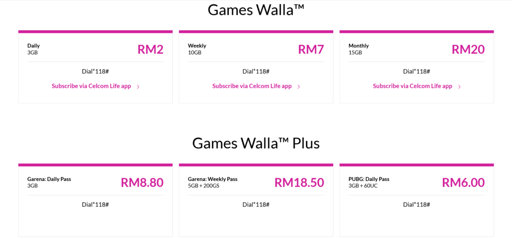 Celcom Malaysia Games Walla (Plus)