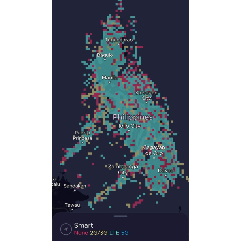 Smart Philippines Coverage Map 1