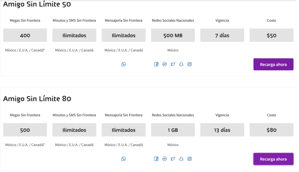 Mexico Sim Card Unlimited Data/Calls/Texts 7 Days MOST SIM 5GB High Speed Telcel Movistar 