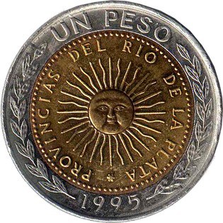 One Argentinian Peso Coin