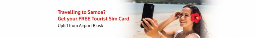 Vodafone Samoa Tourist SIM Card