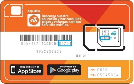 ETB Colombia SIM Card