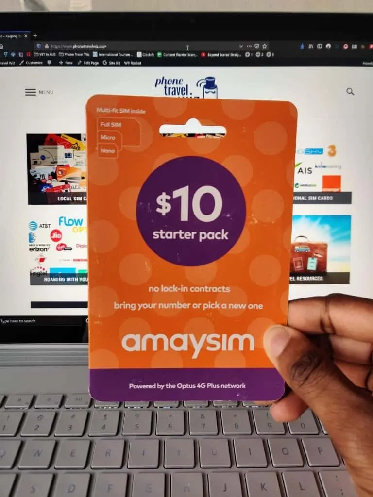 Amaysim prepaid SIM card starter pack
