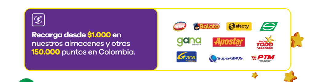 Movil Exito Colombia Top Up Locations