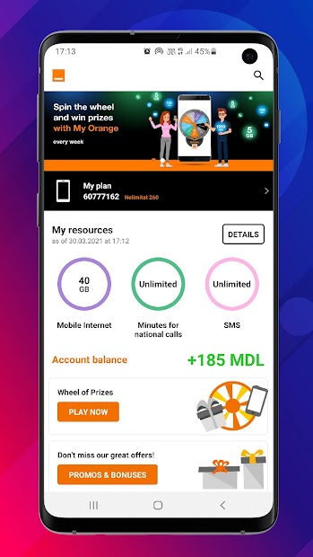 Orange Moldova App
