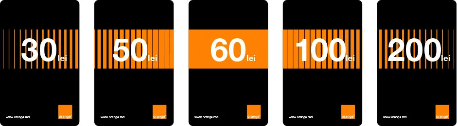 Orange Moldova Top-Up Cards