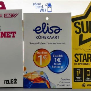 SIM cards in Estonia: Elisa, Super by Telia & Tele2
