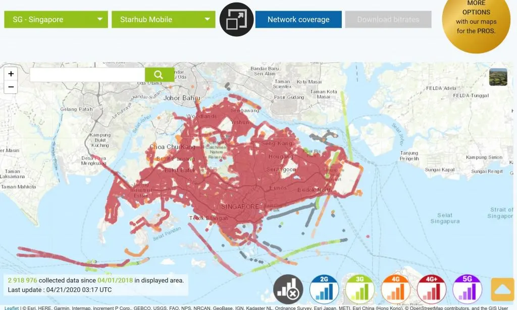 StarHub Coverage Map