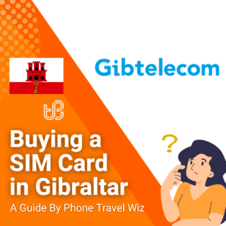 Buying a SIM Card in Gibraltar Guide (logos of Gibtelecom)