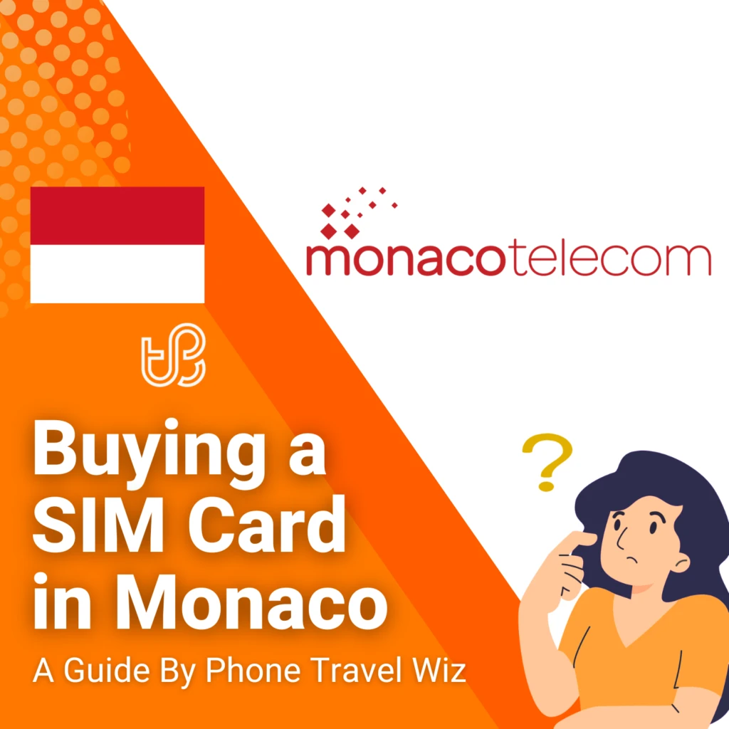 Buying a SIM Card in Monaco Guide (logos of Monacotelecom)