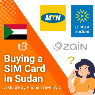 Buying a SIM Card in Sudan Guide (logos of MTN, Sudani & Zain)