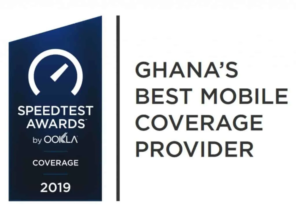 Ghana's Best Mobile Coverage Provider Speedtest Awards 2019