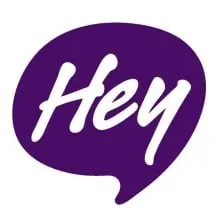 Hey by Vodafone Faroe Logo