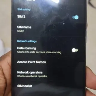 Data Roaming Setting on a OnePlus 2