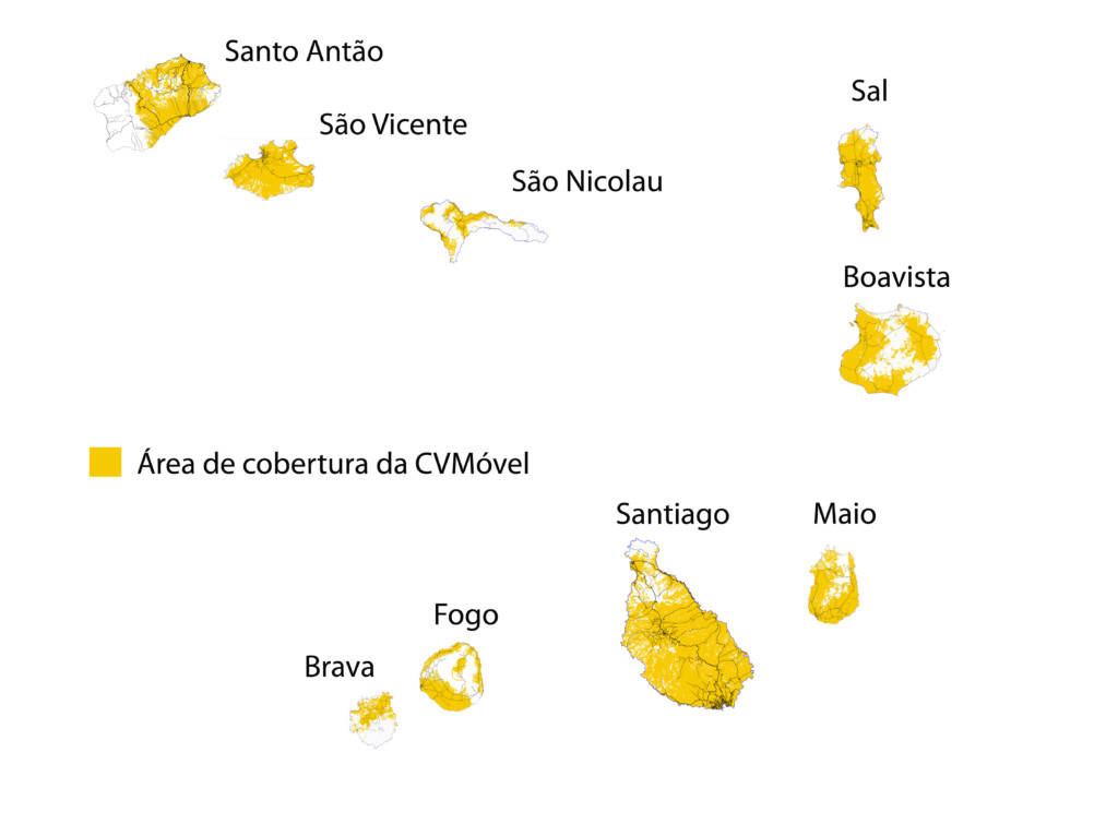 CVMóvel Cape Verde 2G & 3G Coverage Maps