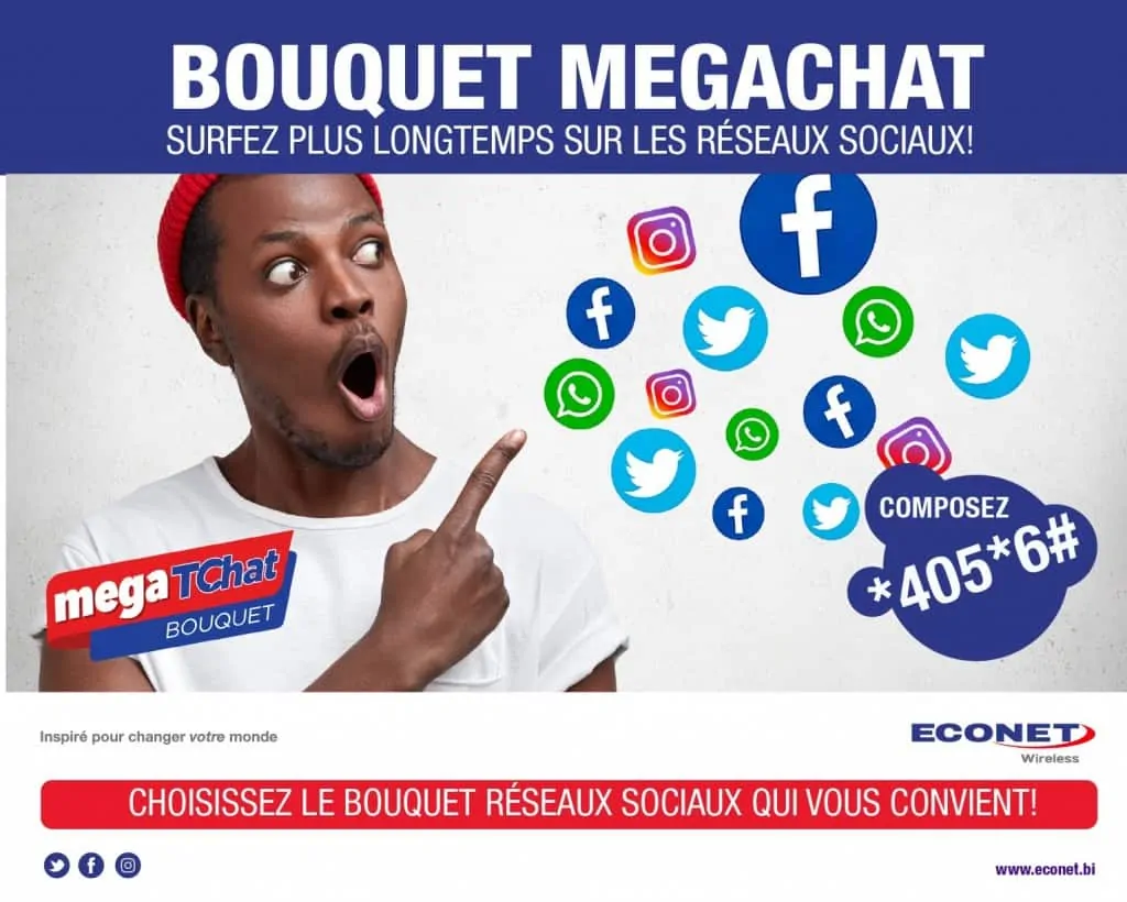 Econet Burundi Social Packages (Bouquets Megachat)