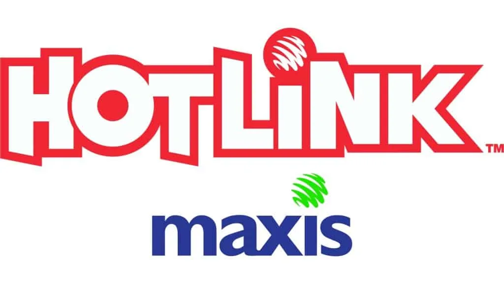 Hotlink & Maxis Logos