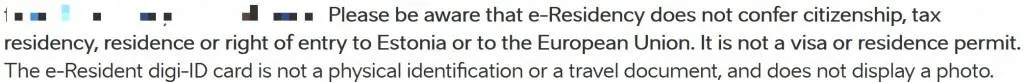 E-Residency Is Not Residency