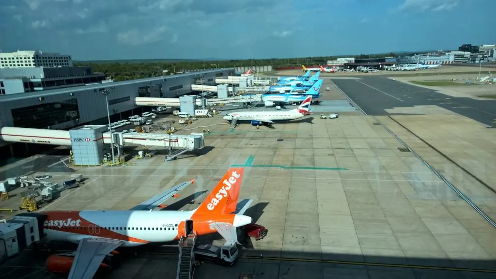 An Easyjet Plane at Amsterdam Schiphol Airport