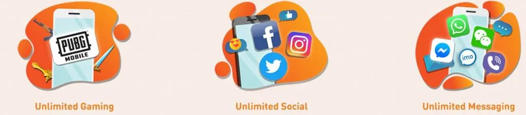 U Mobile UNLIMITED FUNZ Pack Unlimited Data Apps