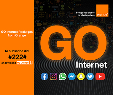 Orange Egypt Go Internet Banner