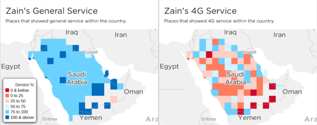 Zain KSA General Availability & 4G Availability