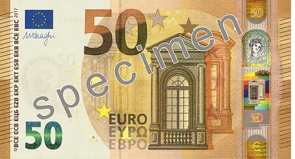 50 Euro Bank Note
