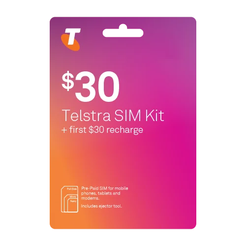 Telstra Australia Mobile Broadband SIM Card