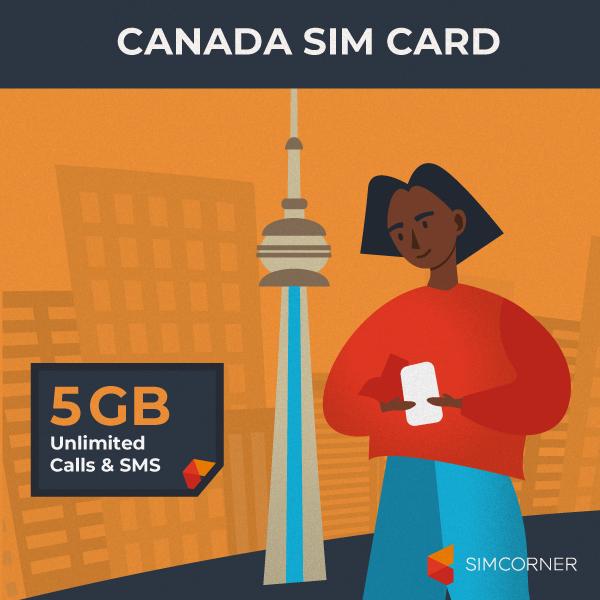 Canada Travel SIM Card (5 GB) SimCorner