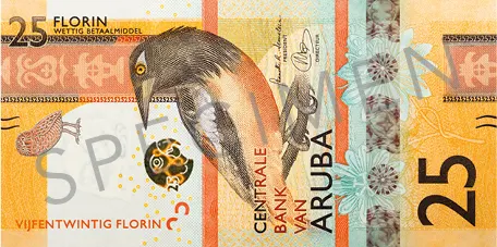 200 Aruban Florin Bank Note