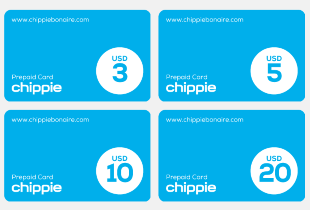 Flow Chippie Bonaire Recharge Cards