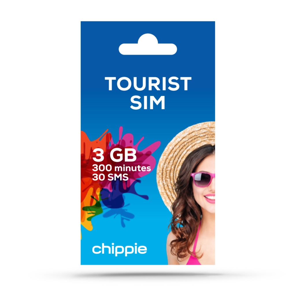 Flow Chippie Curacao Tourist SIM 3GB, 300 minutes & 30 SMS