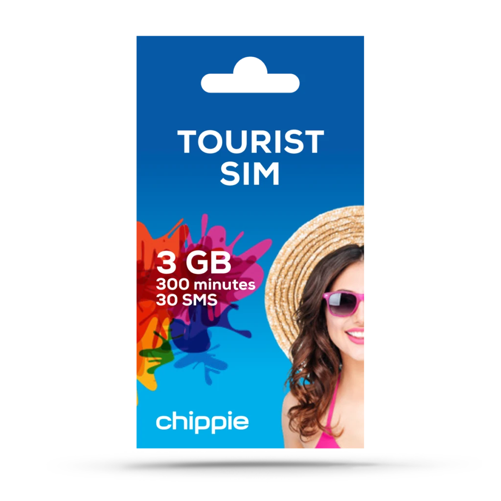 Flow Chippie Curacao Tourist SIM 3GB, 300 minutes & 30 SMS