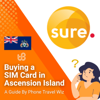 Buying a SIM Card in Ascension Island Guide (logo of Sure South Atlantic)