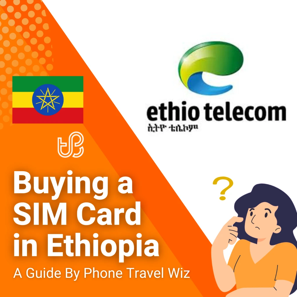 Buying a SIM Card in Ethiopia Guide (logo of Ethio Telecom)