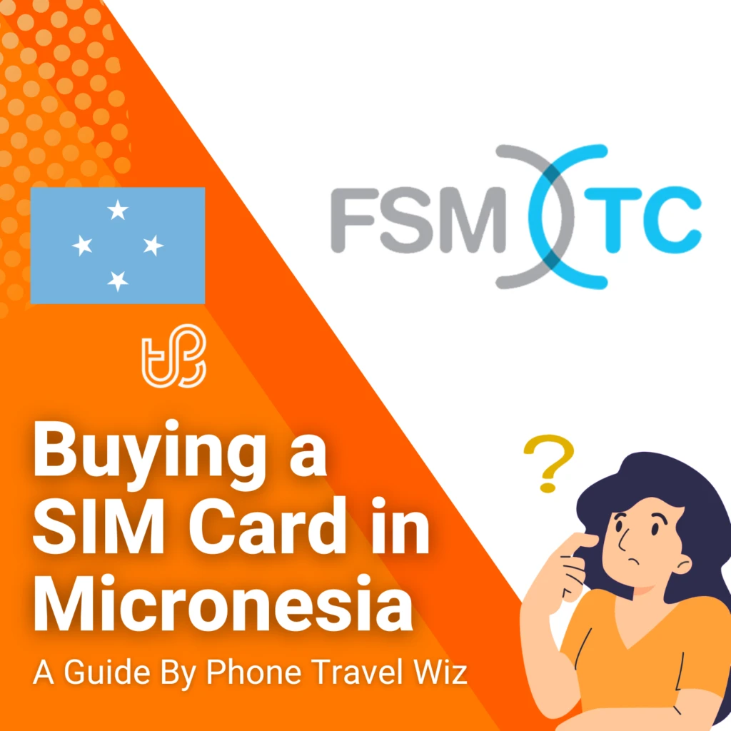 Buying a SIM Card in Micronesia Guide (logo of FSM Telecom/FSMTC)