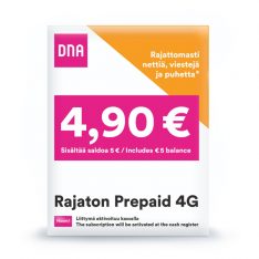 DNA Finland Rajaton Prepaid 4G SIM Card