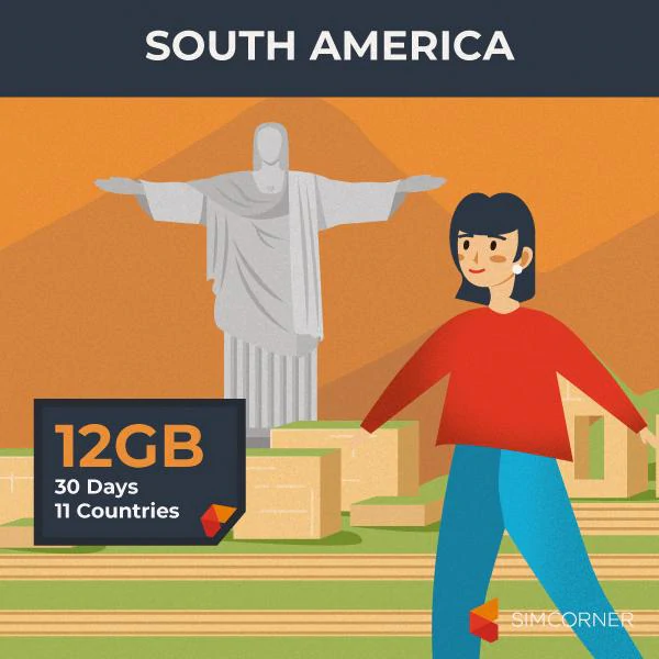 South America Travel SIM Card SimCorner
