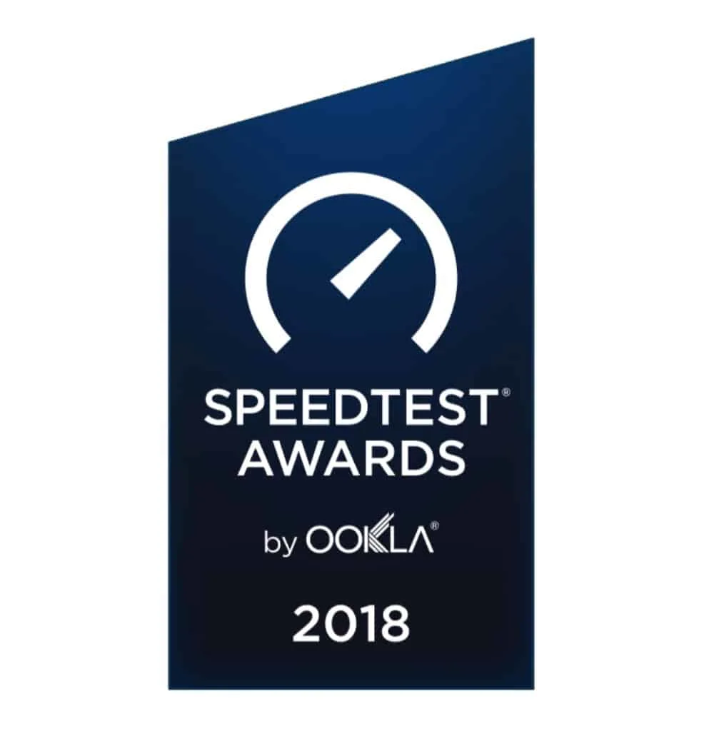 Speedtest Awards 2018