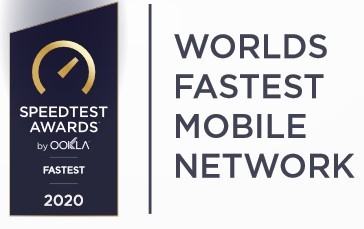 Speedtest World Fastest Mobile Network 2020 Award