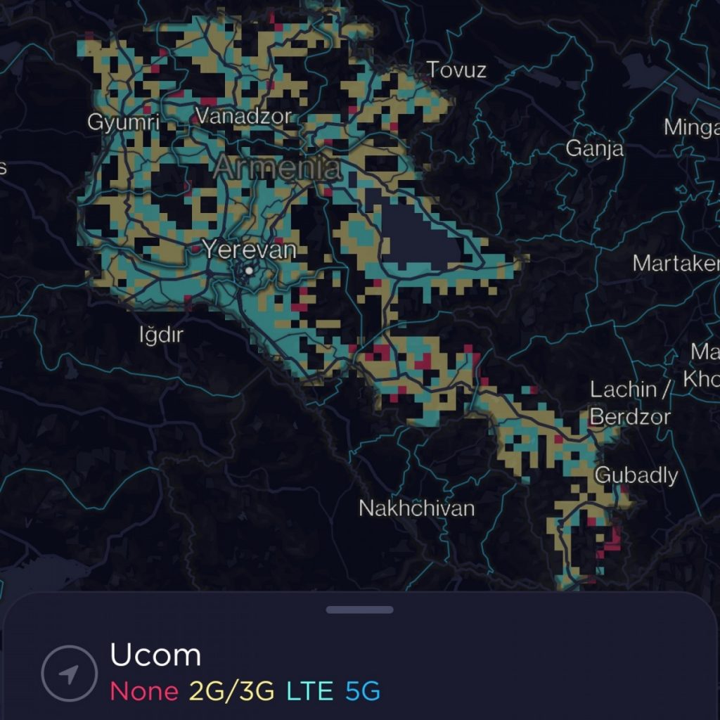 Ucom Coverage Map