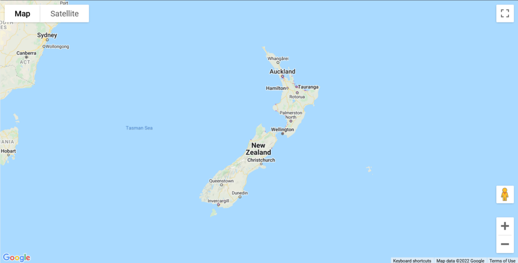 Vodafone New Zealand 5G NR Coverage Map