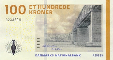 100 Danish Kroner Bank Note